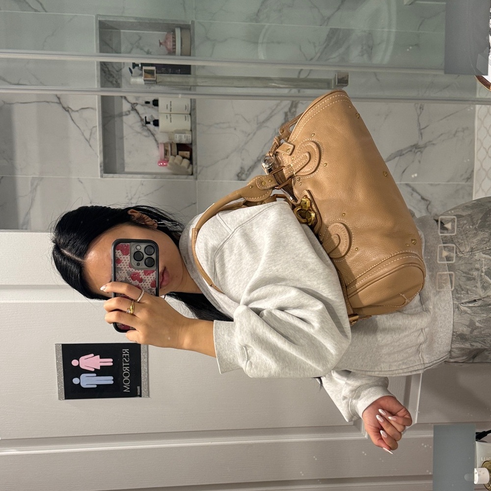 Chloe Paddington Beige Leather Satchel with Rose Gold Hardware - Picture 5 of 5